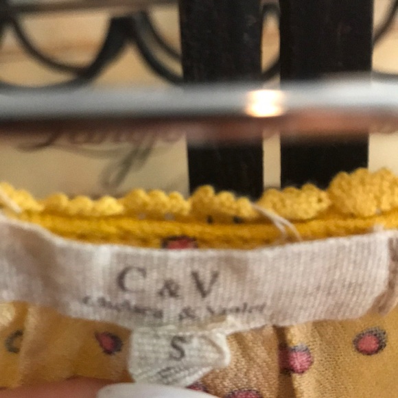 Bright and Cheery Adorable Top. Yellow and Pink. - Picture 7 of 8